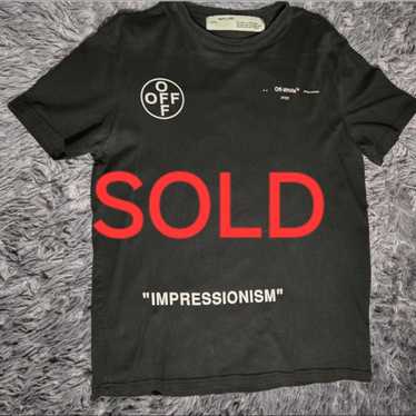 【美品】OFF-WHITE グラフィックTシャツ ブラック 2013 Off white 2013 shirt - Gem