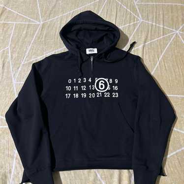 Mm6 hoodie black - Gem