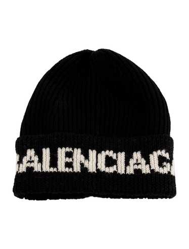 Black balenciaga beanie - Gem
