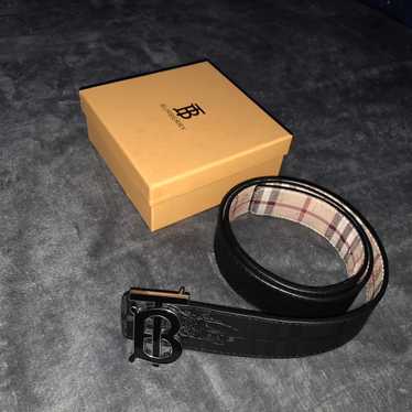Burberry mens black belt - Gem