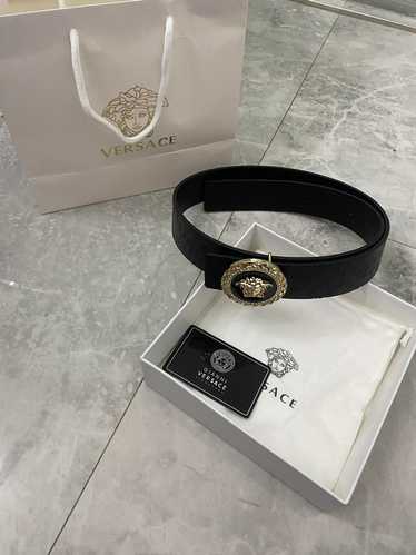 Versace mens belt black - Gem