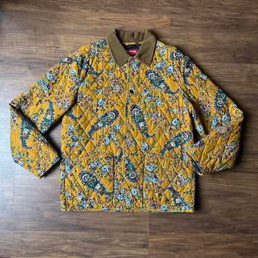 Supreme Quilted Paisley Jacket Black