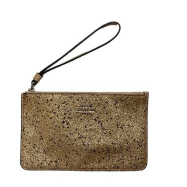 ポーチ COACH PARK Star Glitter Small Wristlet F38641 COACH F38641 Star Glitter Gold Wristlet/Wallet | eBay