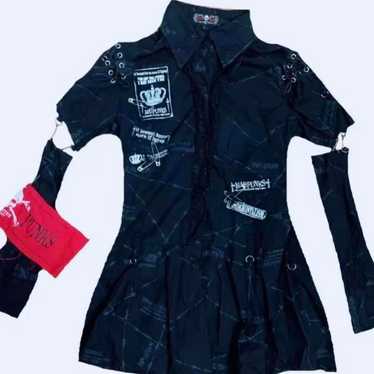 Mad Punks Skull Print Yukata – cucurucu