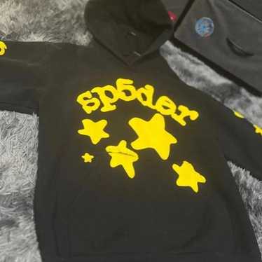 Yellow beluga sp5der hoodie - Gem