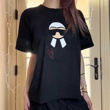 FENDI  Karl Lagerfeld コラボ　パーカー　xs Fendi x karl lagerfeld - Gem