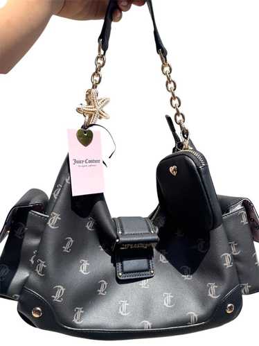 2WAY【JUICY COUTURE】Gabrielle ロゴ クロスボディ バッグ 黒 Juicy Couture Double Trouble Crossbody Bag Black New $79