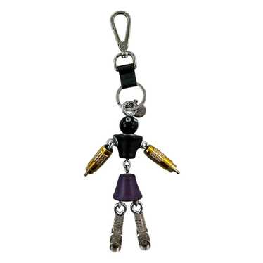 キーホルダー・キーリング Prada Prada Re-Nylon Robot Key Chain Trick Black Nylon Robot Keychain Trick | PRADA