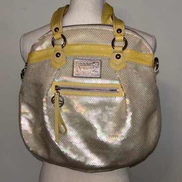 驚きの値段 Rare coach Gem - sequin poppy バッグ