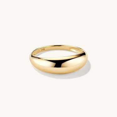 Mejuri Gold Ring Band - Gem