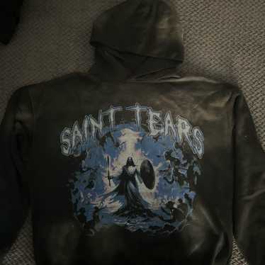送料込◆コラボ品【Denim Tears x Saint Mxxxxxx】hoodie black Saint Michael x Denim Tears Saint Tears Hoodie - Black – Feature