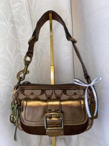 希少✨COACH One Shoulder Bag Leather Brown Coach one-shoulder bag brown - Gem