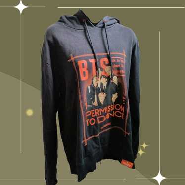 K-POP・アジア BTS PERMISSION TO DANCE ON STAGE HOODY L BTS Permission To Dance On Stage Zip Up Hoodie Navy Size M