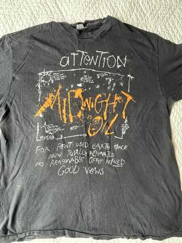 Midnight Oil Tシャツ XL Vintage Ultra Rare Midnight Oil Band Shirt Size Xl 1983 Made
