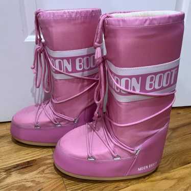 MOON BOOT ピンク EU36/38 ICON PINK NYLON BOOTS | Moon Boot®