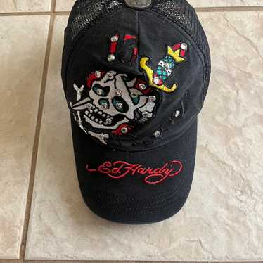 Ed hardy hat black - Gem