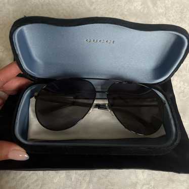 美品 GUCCI サングラス オーバル ゴールド セルフレーム GG2457/S Gucci Frame Square Sunglasses for Women | eBay