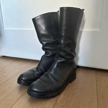 Ann Demeulemeester - 39 馬革 ANN DEMEULEMEESTER コンバット