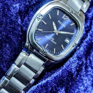 【希少】SEIKO　Pulsar　ビンテージダイバー Men's Pulsar Seiko VD57-X116 Titanium Sports Watch - 100m