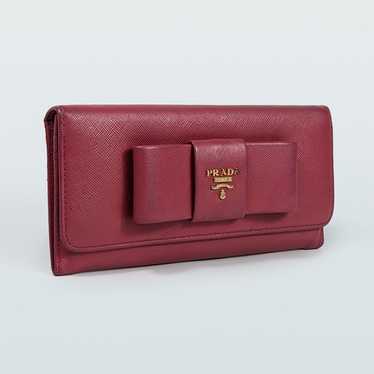 PORTAFOGLIO  PATTINA PLADA 正規品 Black Leather wallet | PRADA