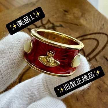 Vivienne Westwood キングリング　ゴールド×レッド　L ヴィヴィアンウエストウッド Vivienne Westwood 指輪 キング