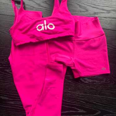 alo yoga xs 2枚セット Alo Yoga alo yoga Glow Wristband (2-Pack) - Tile Blue 14.00