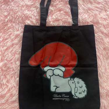 Undercover Middle Finger Embroidered Tote Bag | Grailed