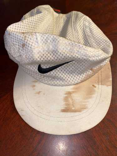 90's old nike cap ライトブルー cityboy アーカイブ 90's old nike logo cap cityboy archive - メルカリ