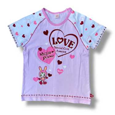 mezzo piano　size140 Mezzo Piano Size S/140 Tops and Tube Top Red Cotton Cherry