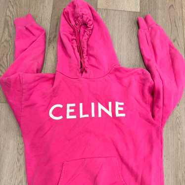 【ヴィンテージ】Rank:S☆Celine S コットン ピンク フーディ ヴィンテージ】Rank:S☆Celine S コットン ピンク フーディ