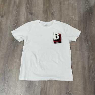 BURBERRY ホワイト Tシャツ 38♡ Burberry T-shirt with logo | Men's Clothing | Vitkac