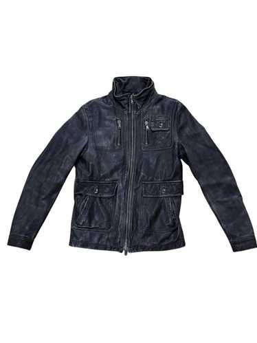 00s japanese label leather - Gem