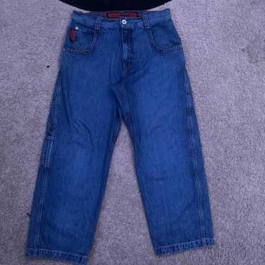 JNCO JEANS baggy jeans 34×30 Jnco Style Baggy Jeans Men 34x30 Y2K Grunge Wide 11 Leg