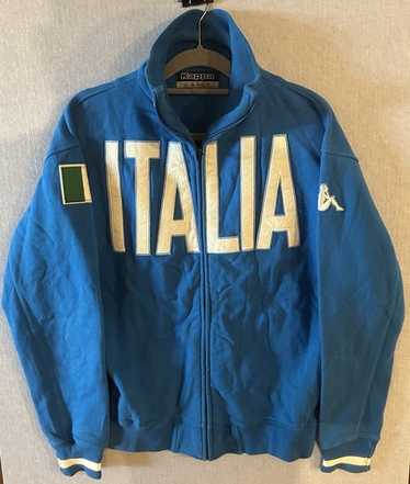 Kappa 02WCイタリア代表 GAGA ジップアップシャツ ビンテージ Vintage kappa italia blue - Gem