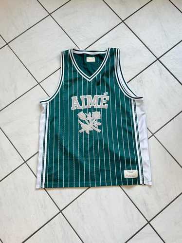 Aime Leon Dore Striped Basketball Jersey Green Size L | eBay