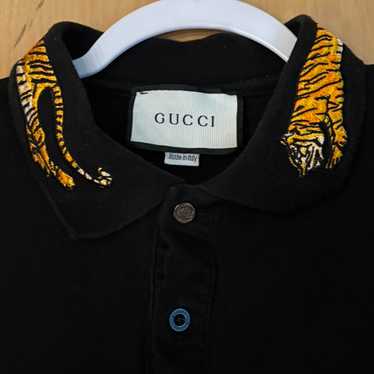 gucci tiger polo shirt