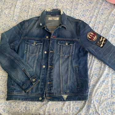 Mens guess jacket logo - Gem