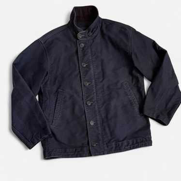 Jungle cloth deck jacket in blue - RRL | Mytheresa