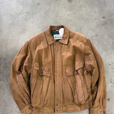 Vintage aeropostale leather jacket - Gem