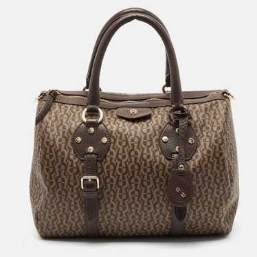 Aigner leather boston bag - Gem