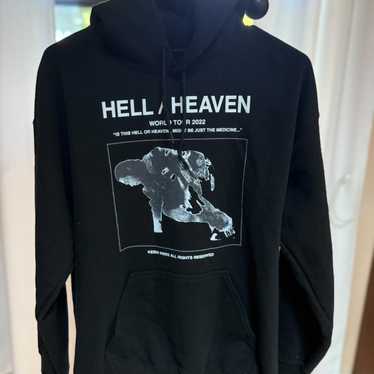 KESHI HELLO / HEAVEN 2022 フーディ Keshi Hell Heaven Tour 2022 Merch Hoodie Unisex Fashion
