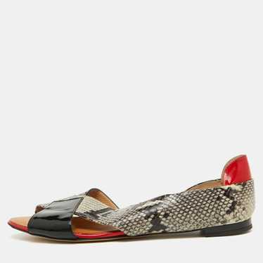 Giuseppe Zanotti Multicolor Python Embossed and P… - image 1