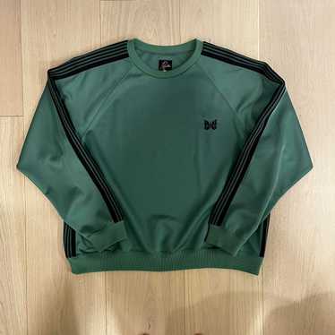 トップス Needles Crew neck green Needles Track Crew Neck Sweatshirt green 2 Used | eBay