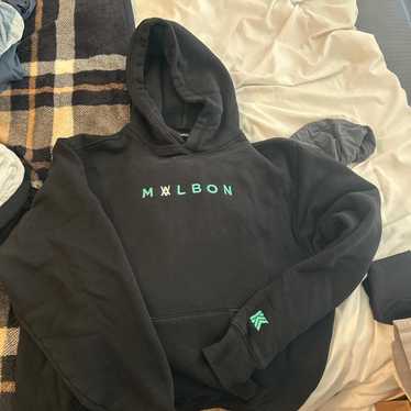パーカー・フーディ Malbon Golf Airy Hoodie BLACK MAN M4121PFS05BLK MALBON GOLF】 Airy Hooded T-Shirt □MAN /追跡付 (Malbon Golf