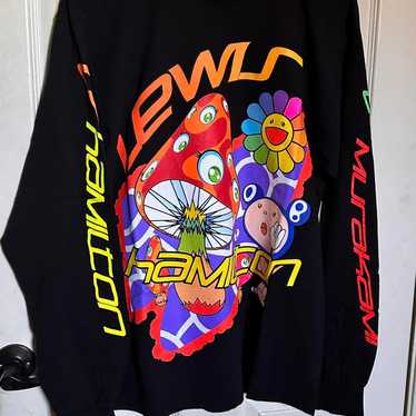 リミラブ Louis Vuitton x Takashi Murakami Denim Cherry Scrunchy Blue