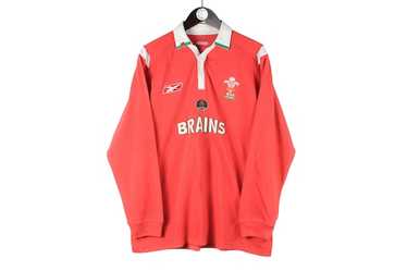 ビンテージ◇ラガーシャツ　Wales Rugby WRU リーボック　赤　レッド 激安通販サイト 人気 ビンテージ◇ラガーシャツ Wales Rugby WRU