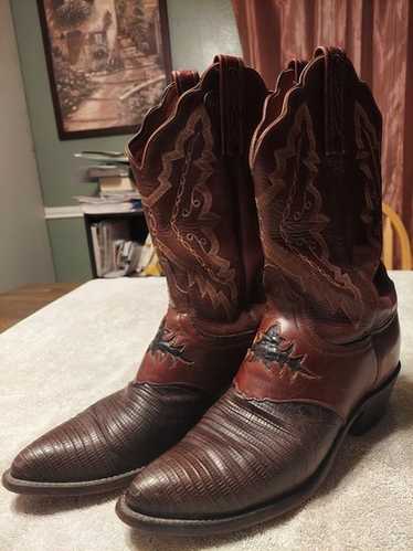 【美品】Lucchese 1883（濃いキャメル×クロコ（足背）） Lucchese 1883 western - Gem