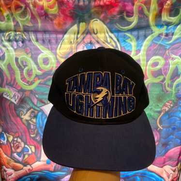 Tampa Bay Lightning キャップ Starter製　90s Tampa Bay Lightning Royal Blue and Black Trucker 1999 ASG