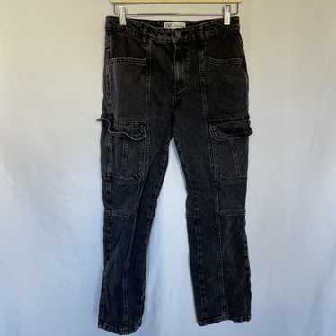パンツ Zara Utility Cargo Jeans Black 36 ZARA Man UTILITY POCKET JEANS size 31 | eBay