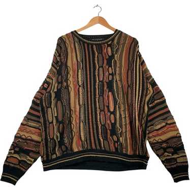 90s USA製 Protege collection 3D knit Vintage Protege 3d Knit Sweater - Gem